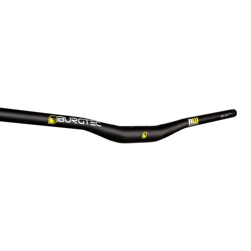 Burgtec Ride Wide Enduro Riser Bar – 35mm Diameter – 22.5mm Rise – 800mm Wide – Black