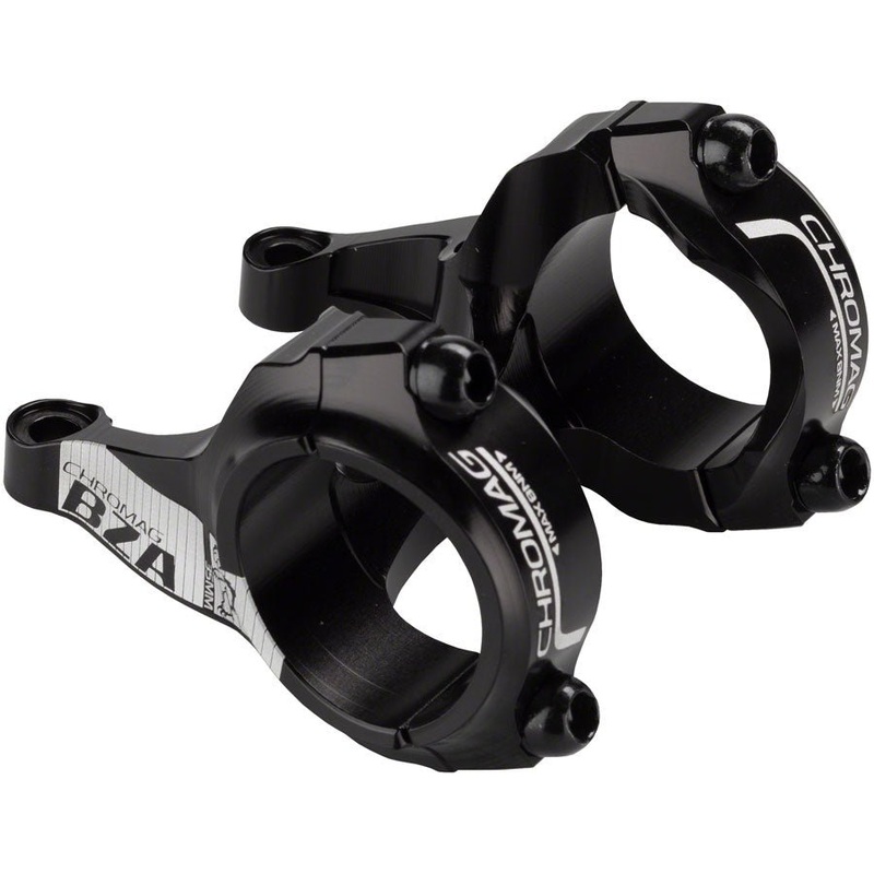Chromag BZA Stem – 35mm 35 Clamp +/-0 Direct Mount Alloy Black