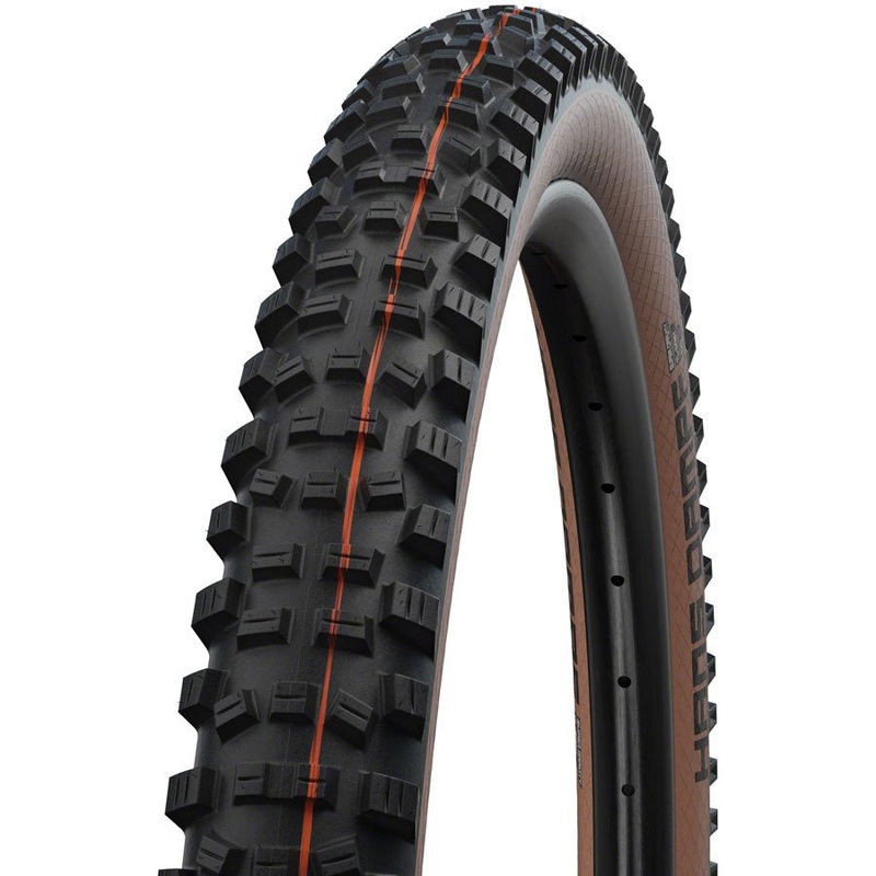 Schwalbe Hans Dampf Tire – 29 x 2.35 – Tubeless/Folding – Black/Tanwall – Evolution Line – Super Trail – Addix Soft