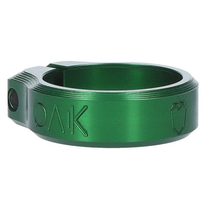 OAK Components Orbit Seatpost Clamp – 34.9mm Inner Diameter – Green