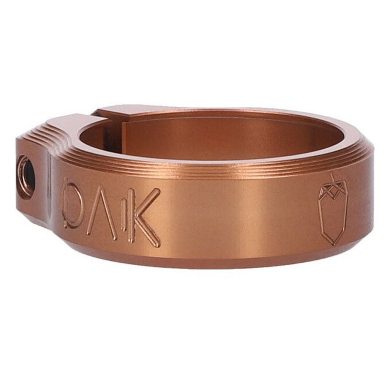OAK Components Orbit Seatpost Clamp – 38.5mm Inner Diameter – Copper