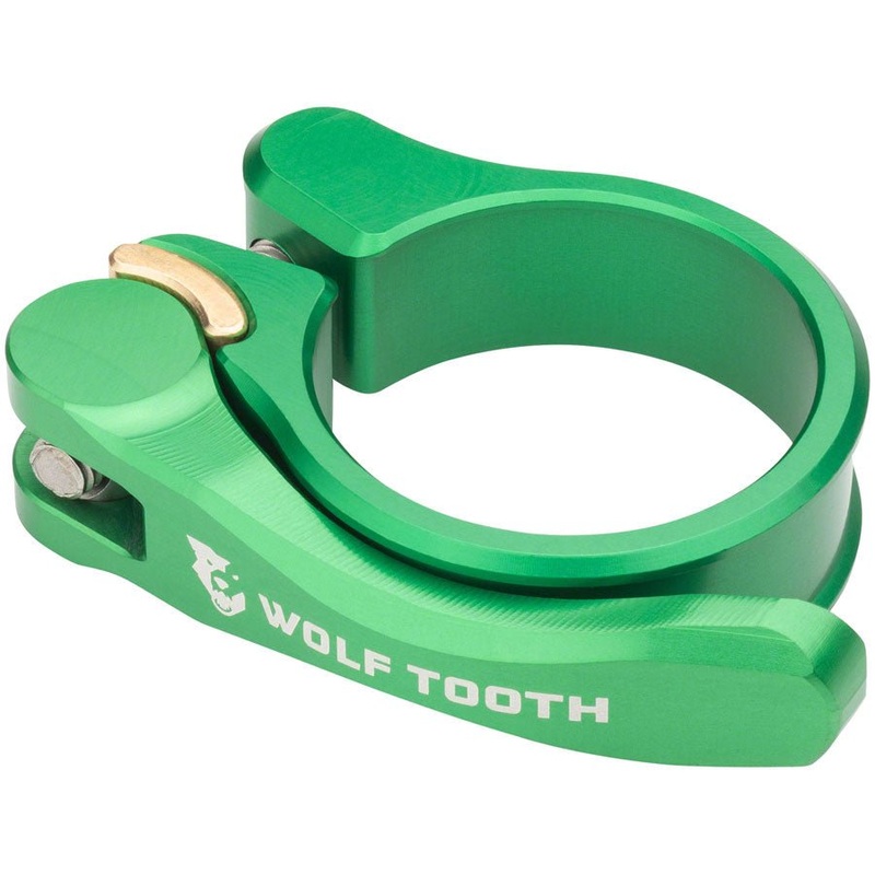 Wolf Tooth Components Quick Release Seatpost Clamp – 28.6mm Green