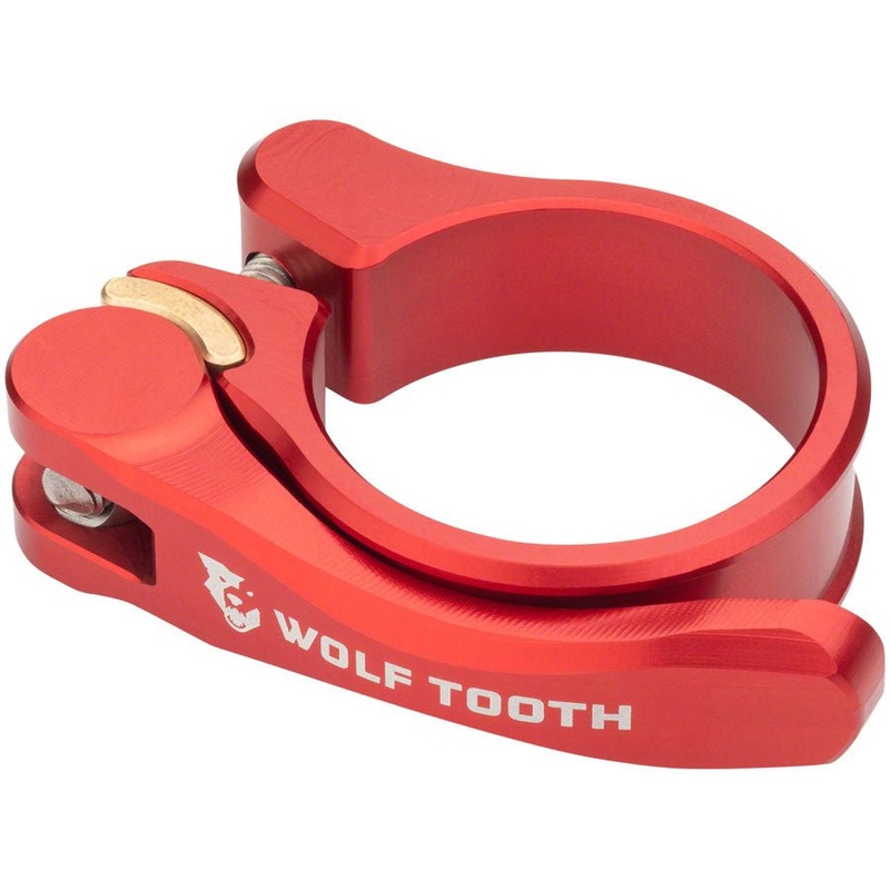 Wolf Tooth Components Quick Release Seatpost Clamp – 29.8mm Red