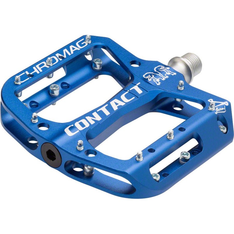 Chromag Contact Pedals – Platform Aluminum 9/16″ Dark Blue