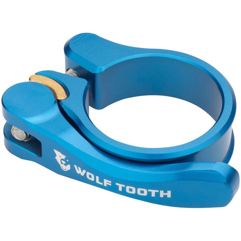 Wolf Tooth Components Quick Release Seatpost Clamp – 31.8mm Blue