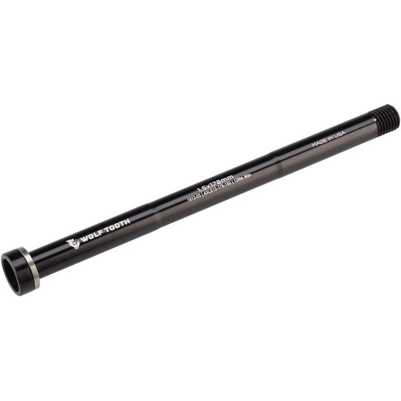 Wolf Tooth Rear Thru Axle – M12 1.5x178mm – Black