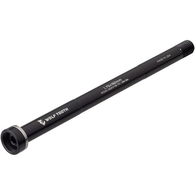 Wolf Tooth Rear Thru Axle – M12 1.75x192mm – Black