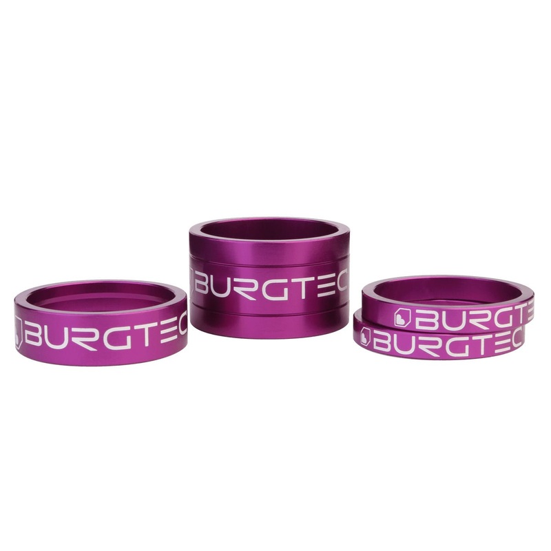 Burgtec Stem Spacer Kit – Purple Rain – Set of 4