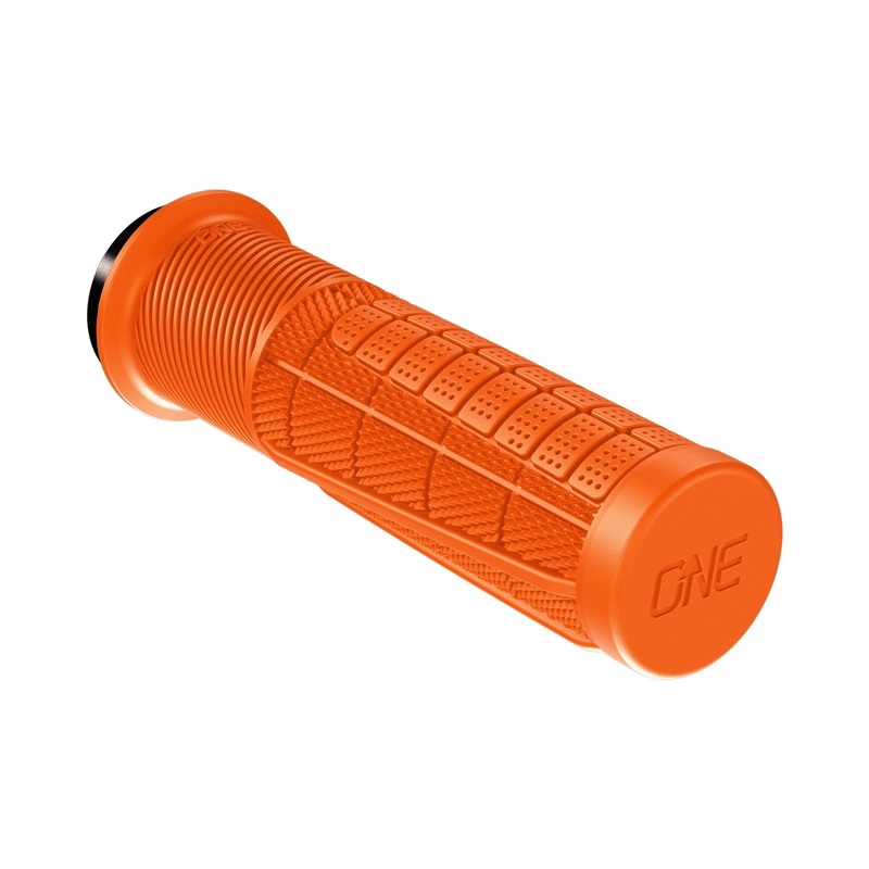 OneUp Components Thick Lock-On Grips – Orange