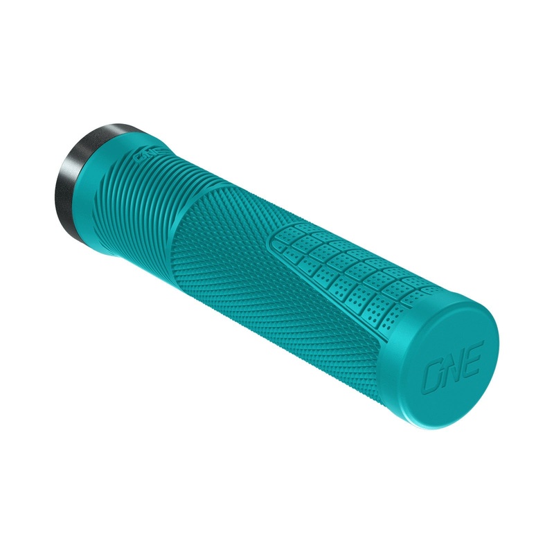 OneUp Components Thin Lock-On Grips – Turquoise