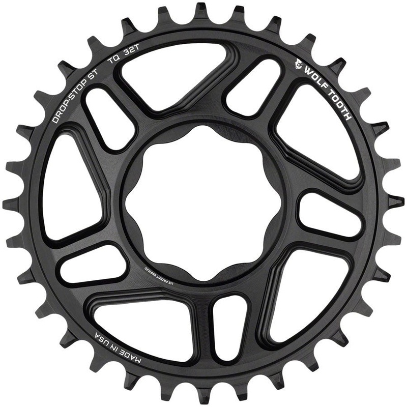 Wolf Tooth Trek TQ Direct Mount Chainring – Drop-Stop ST – 30T – Black