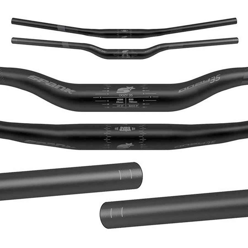 Spank Oozy 35 MTB Handlebar Diameter: 35mm 780mm Rise: 25mm Black