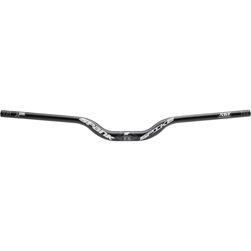 Spank Spike Race Bars 800mm Wide 50mm Rise 31.8mm Clamp Matte Black