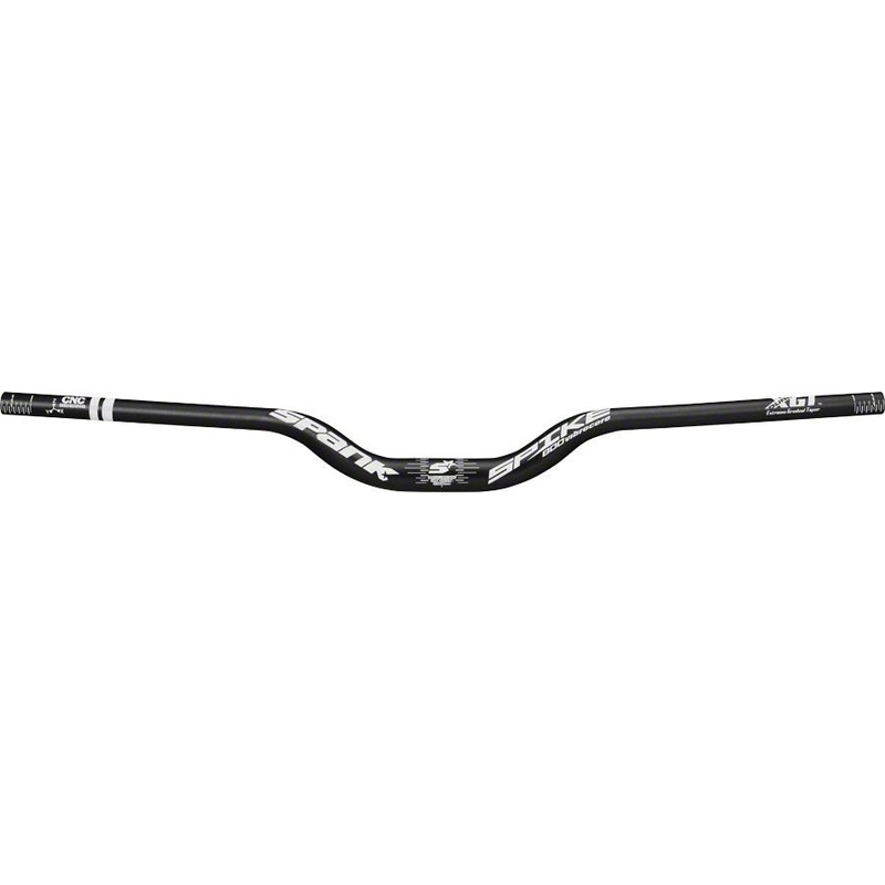 Spank Spike Race Vibrocore Bars 800mm Wide 50mm Rise 31.8mm Clamp Black