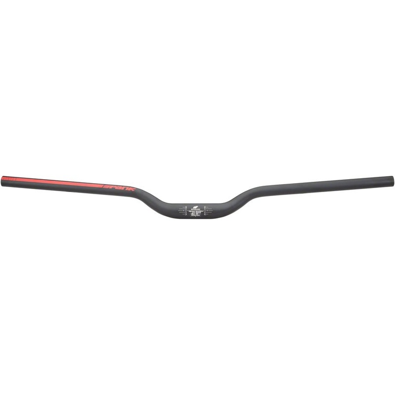 Spank Spoon 800 Handlebar – 31.8 x 800mm 40mm Rise Black/Red
