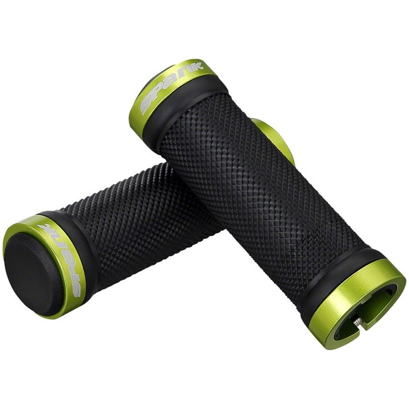 Spank Spoon Grom Grips – Black/Green