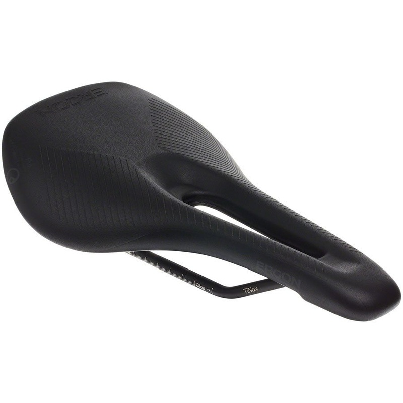 Ergon SR Pro Women’s Saddle – Titanox Rails – Black – Medium/Large
