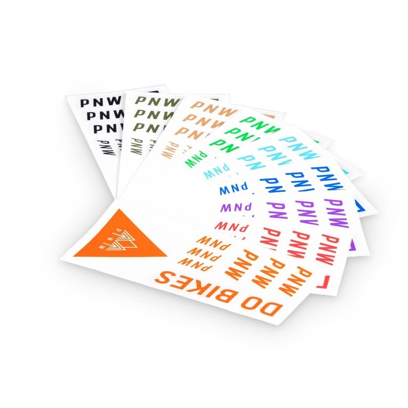 PNW Components Loam Transfer Decal Kit Safety Orange