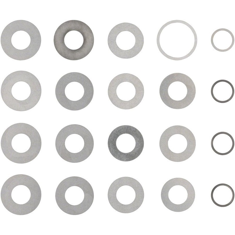 RockShox Rear Shock Shim Assembly Tune Kit – Rebound Tune Configurations – Fits Super Deluxe Coil B1+