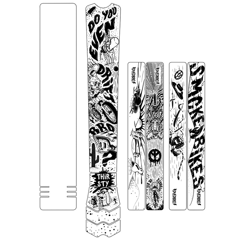 DYEDBRO Frame Protection – Fluor Black