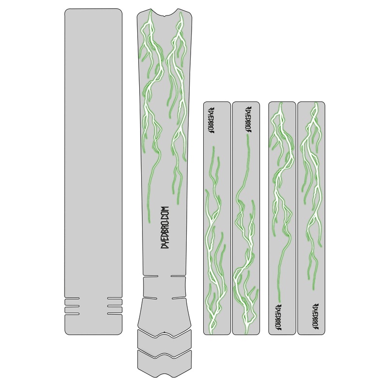 DYEDBRO Frame Protection – Lightning Green