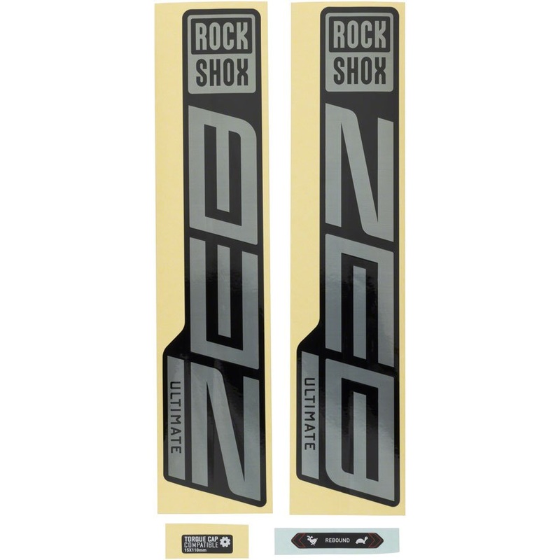 RockShox Fork Decal Kit – ZEB Ultimate – 27/29″ – Gloss Rainbow Foil/High Gloss Black